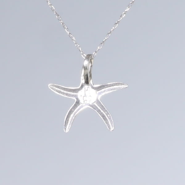 Opal Pendant Inlaid Realistic Star Fish Design