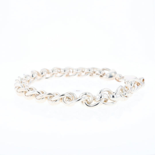 Sterling Silver Round Link Bracelet