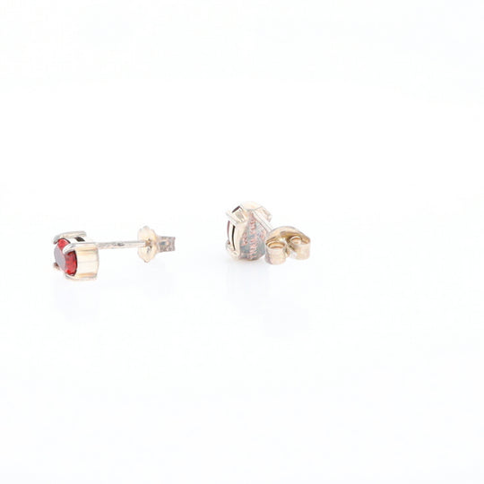 Garnet Stud Earrings