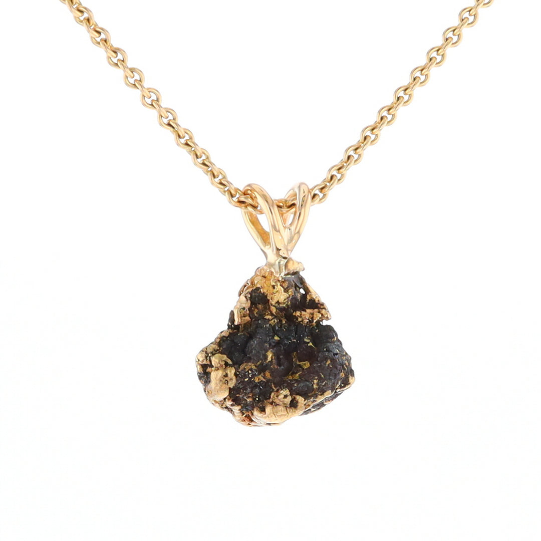 Natural Gold Nugget Pendant