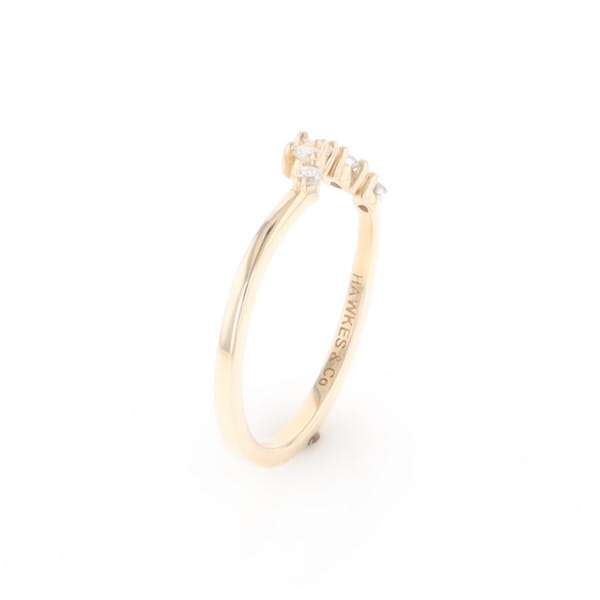 Yellow Gold Shadow Band