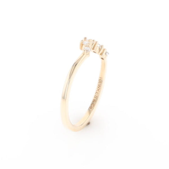 Yellow Gold Shadow Band