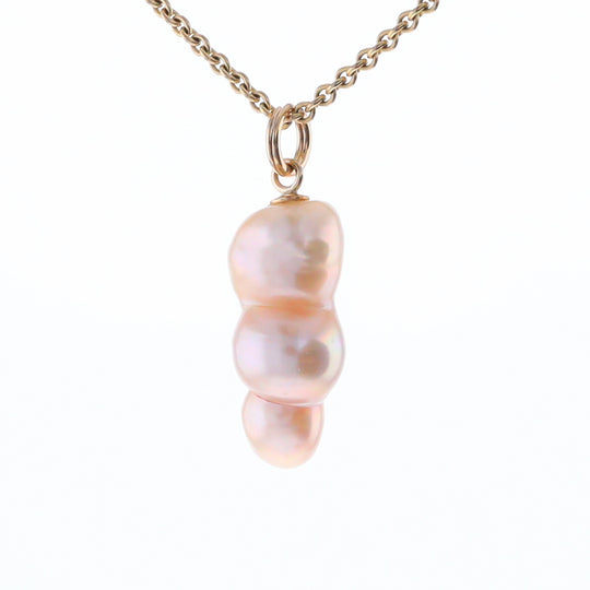 Baroque Triple Pearl Pendant