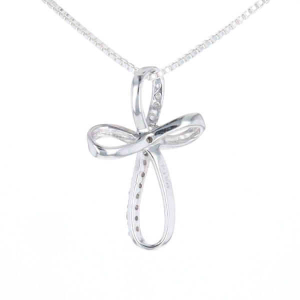 Open Loop Cross Necklace