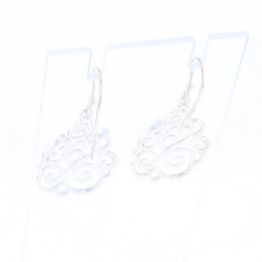 Drop Dangle Swirl Fishhook Earrings