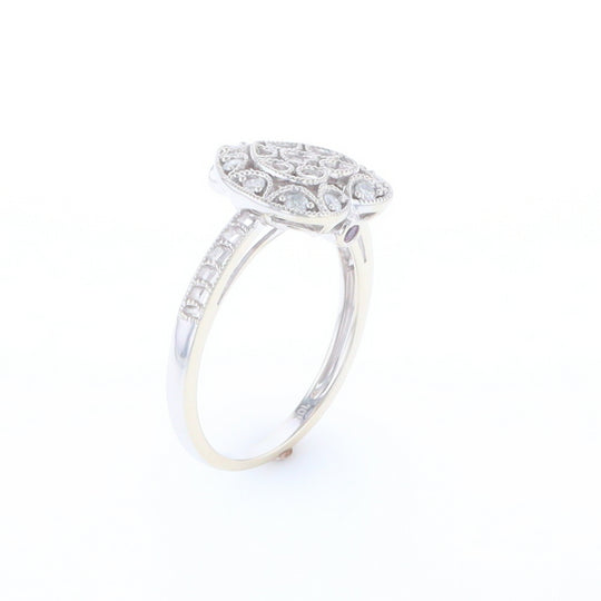 Open Heart Filigree Ring