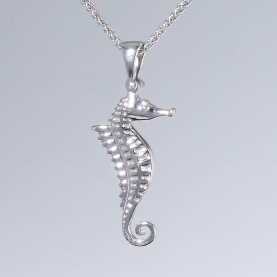 Opal Pendant Inlaid Realistic Sea Horse Design