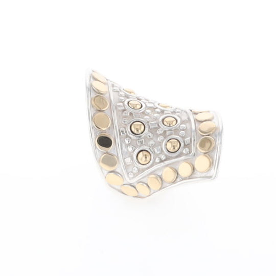 John Hardy Two-Tone Curved Ring
