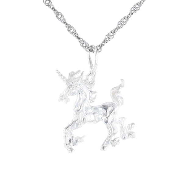 Silver Unicorn Pendant