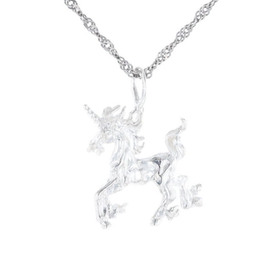 Silver Unicorn Pendant