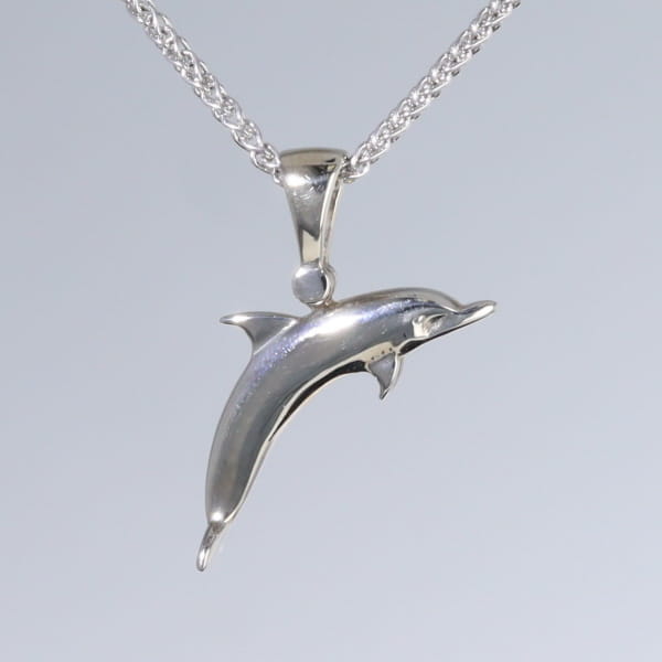 Opal Pendant Inlaid Sea Life Dolphin