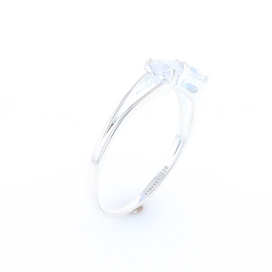 Cubic Zirconia Bow Tie Ring