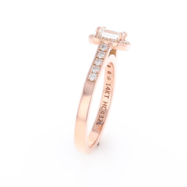 Princess Cut Diamond Halo Ring