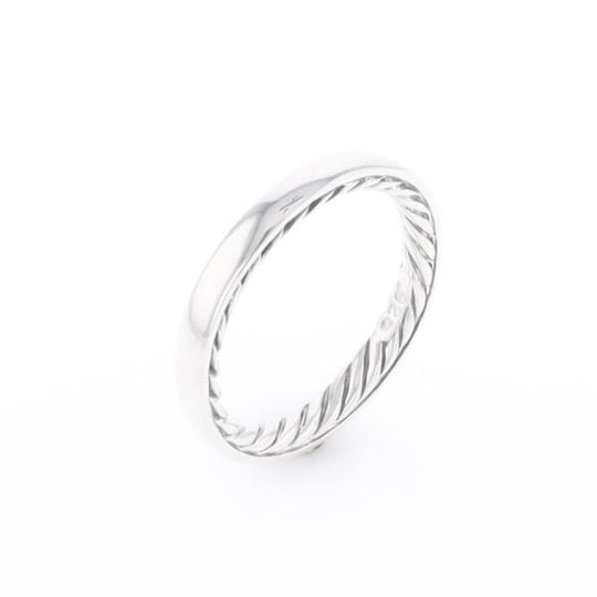 Sterling Silver Rope Decal Band