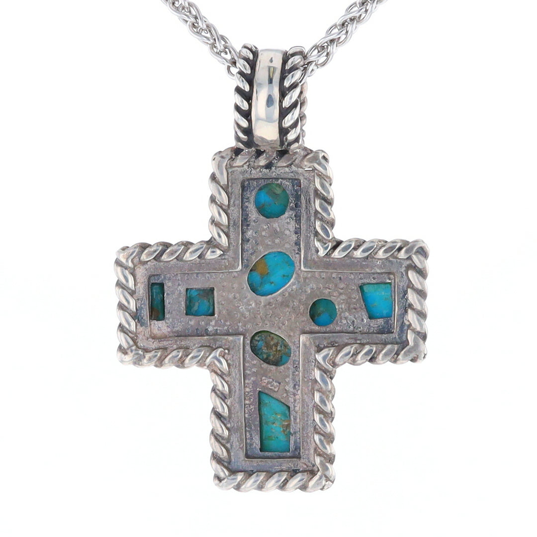 Turquoise Cross Pendant