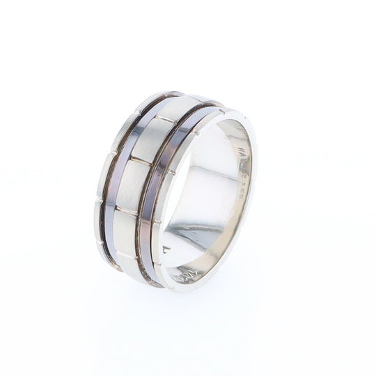 Contemporary Men's Comforts Fit Wedding Band Small