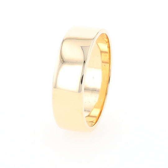 Men's Plain Gold Wedding Band