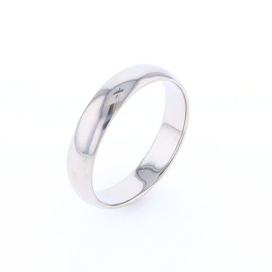 White Gold Standard Fit Wedding Band