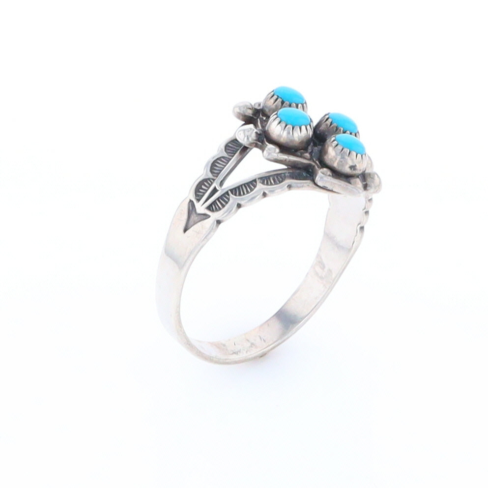 Native Four Stone Turquoise Ring