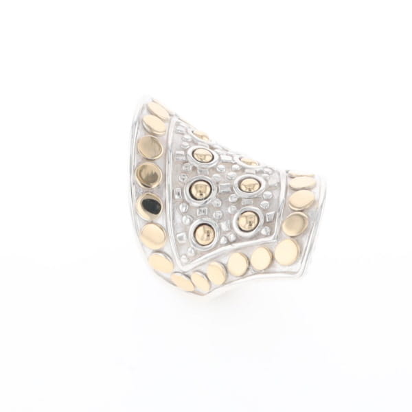 John Hardy Two-Tone Curved Ring