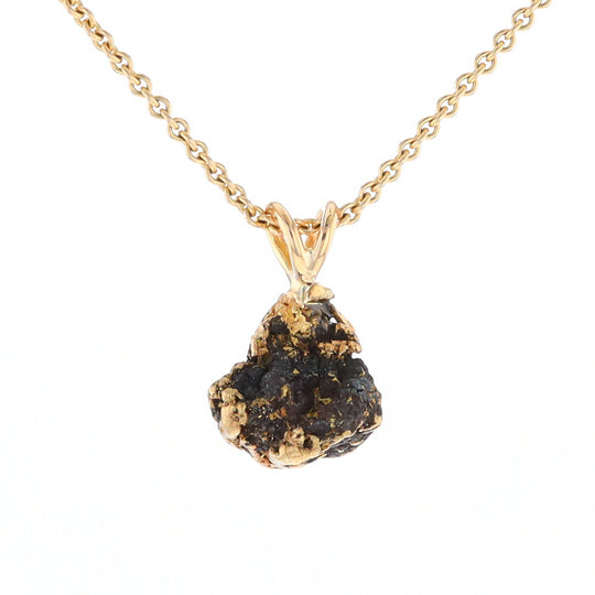 Natural Gold Nugget Pendant