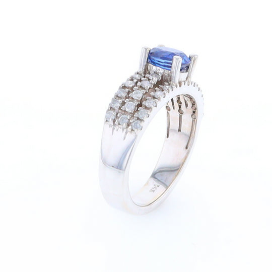 Sapphire Triple Band Ring