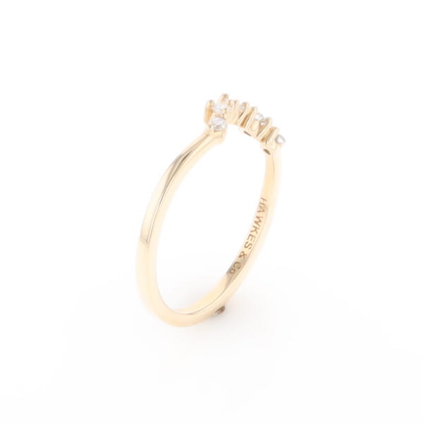 Yellow Gold Shadow Band