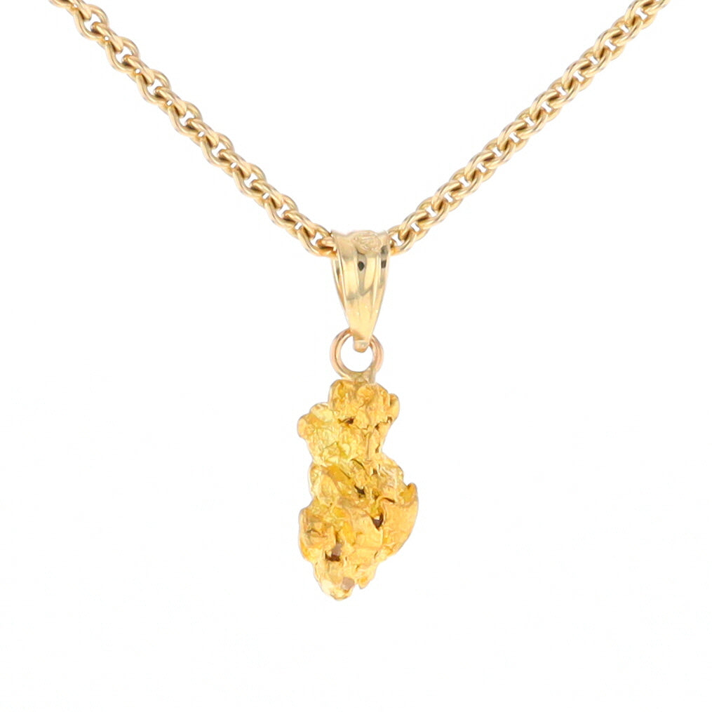 Natural Gold Nugget Pendant