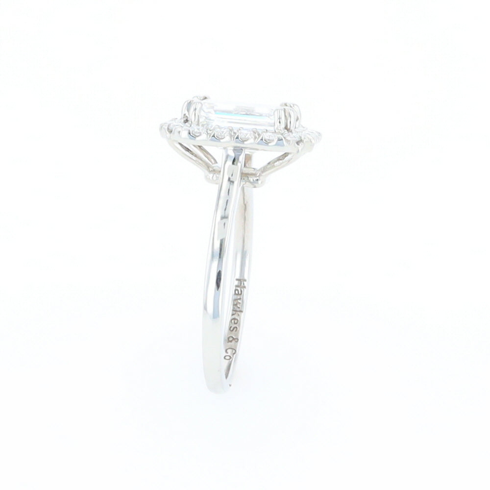 Emerald Cut Diamond Engagement Ring