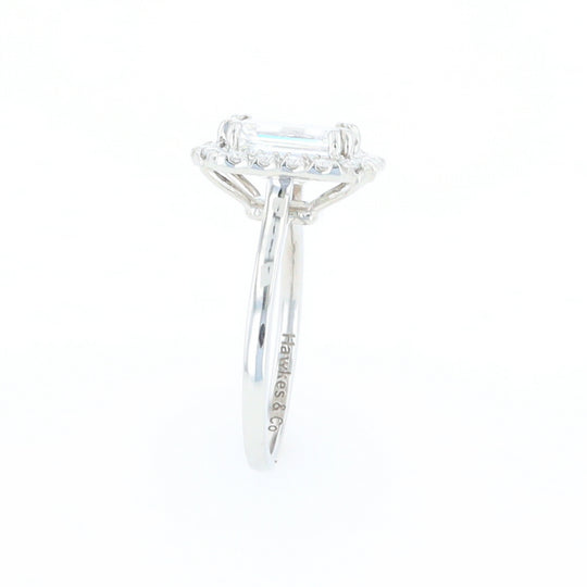 Emerald Cut Diamond Engagement Ring