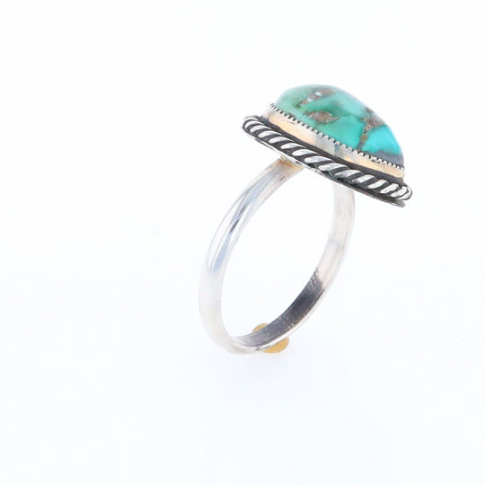 Bezel Set Turquoise Ring