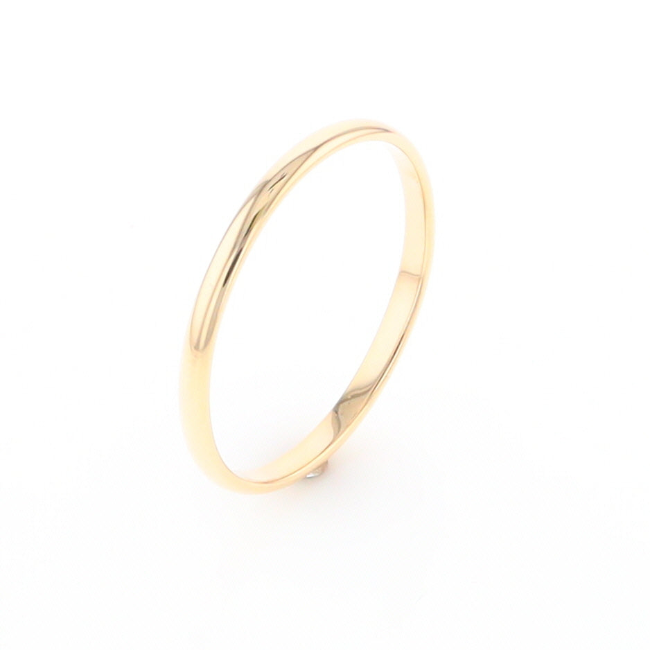 Thin Gold Wedding Band