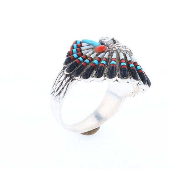 Native American Head Dress Ring