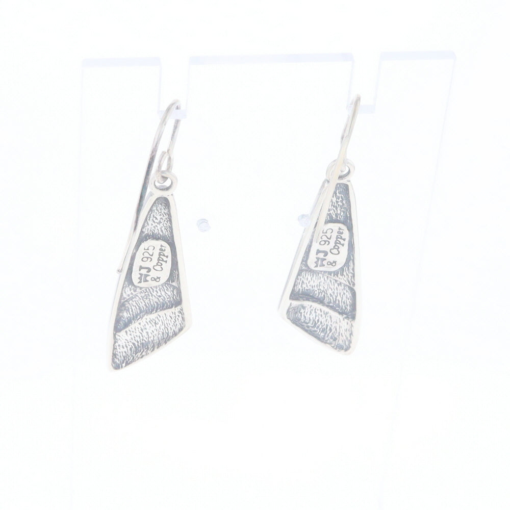 Native Triangle Turquoise Hook Earrings