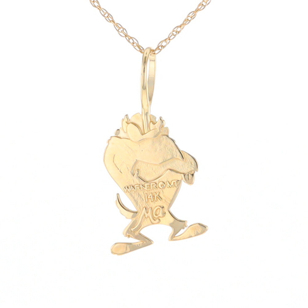 Gold Tasmanian Devil Charm