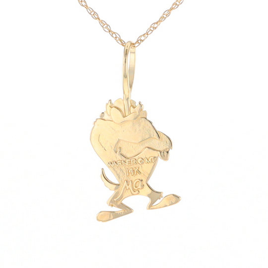 Gold Tasmanian Devil Charm