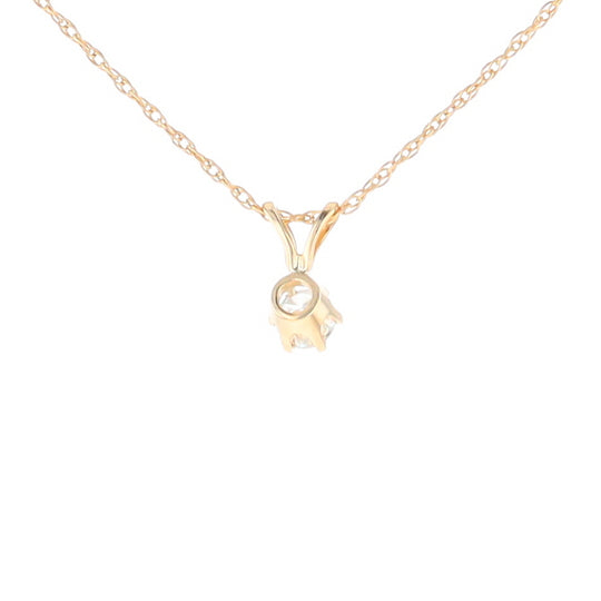 Solitaire Diamond Pendant