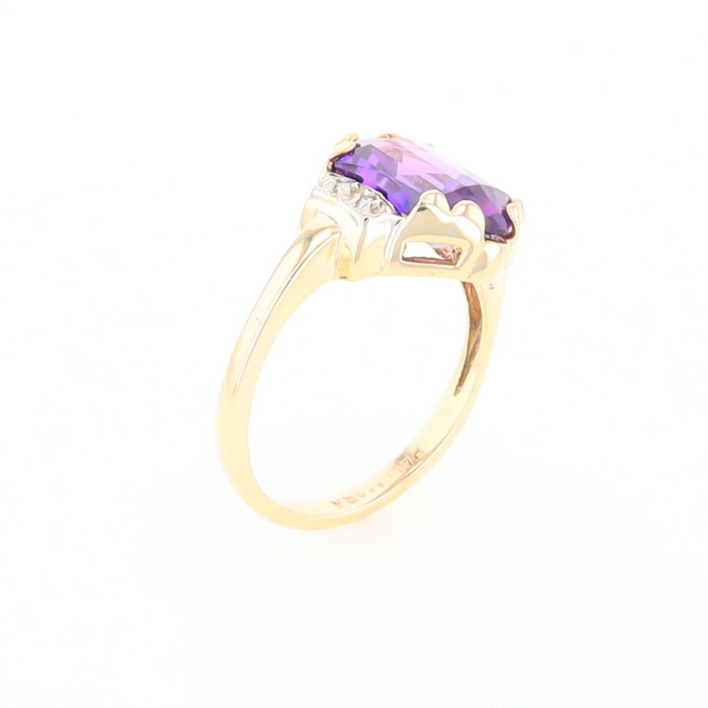 Vintage Hexagon Sapphire Ring