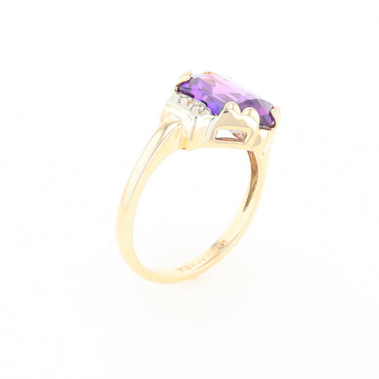 Vintage Hexagon Sapphire Ring