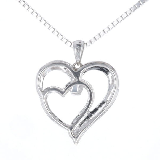 Double Open Heart Pendant
