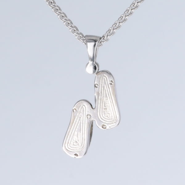 Opal Pendant Sandals Double Inlaid Design with .02ct Round Diamond