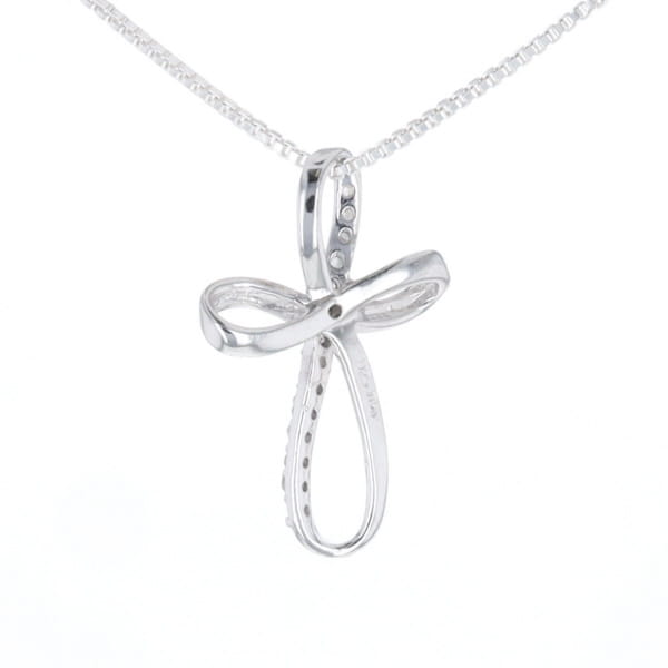 Open Loop Cross Necklace