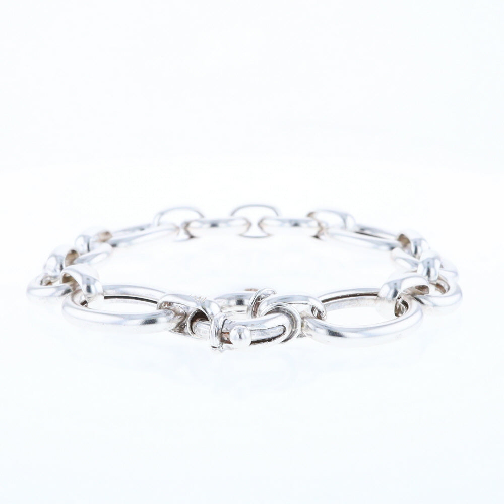 Sterling Silver Open Cable Link Bracelet