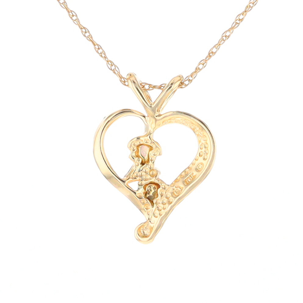Black Hills Gold Open Heart Necklace