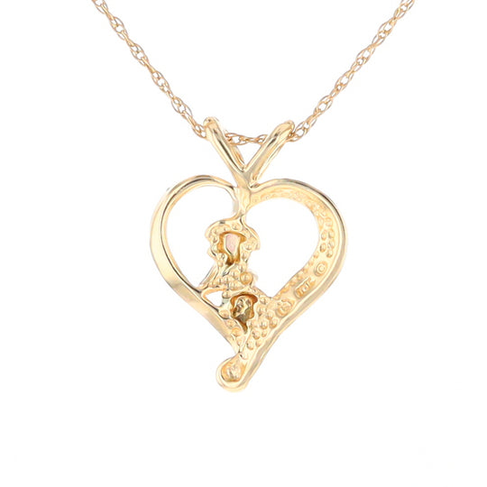 Black Hills Gold Open Heart Necklace