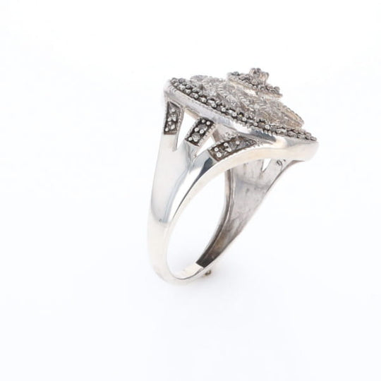 Open Work Filigree Design Ring