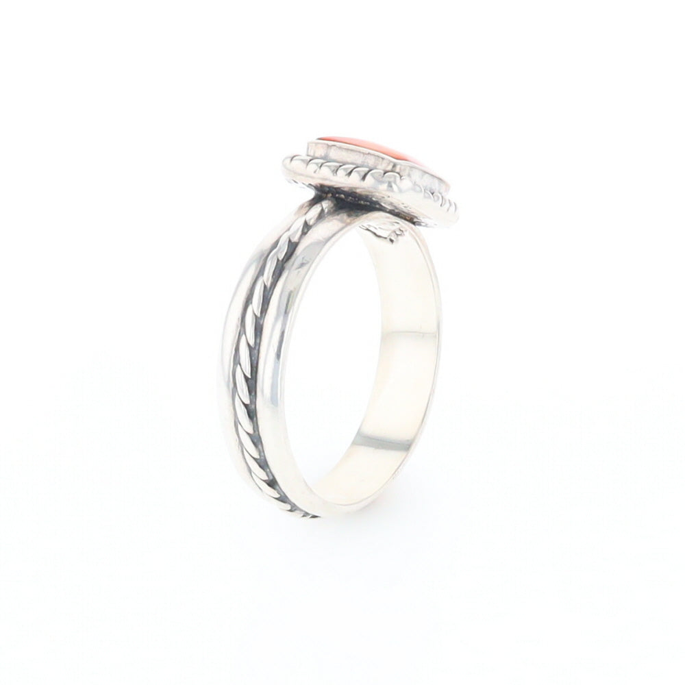 Braided Square Spiny Oyster Ring