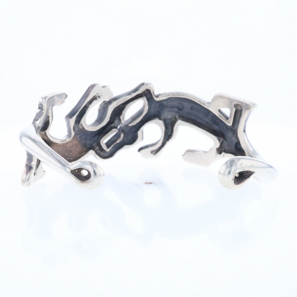 Sterling Silver Lizard Cuff Bracelet