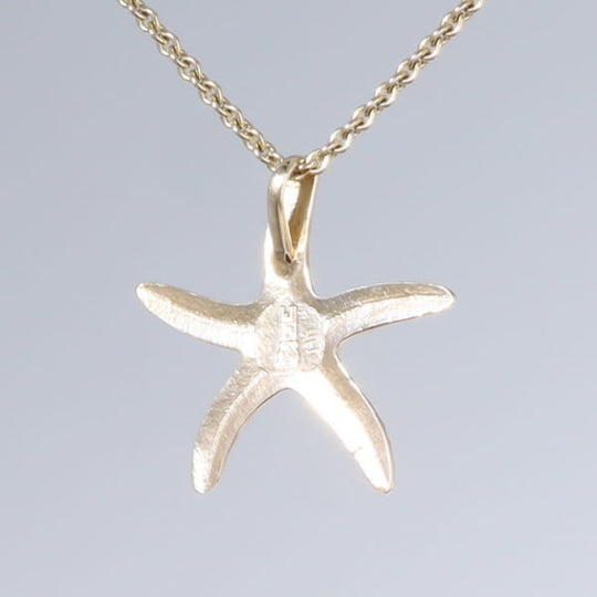 Opal Pendant Inlaid Realistic Star Fish Sea Life Design