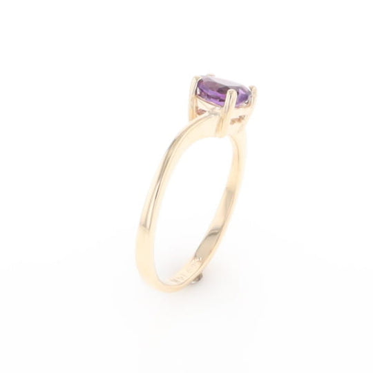 Heart Amethyst Ring
